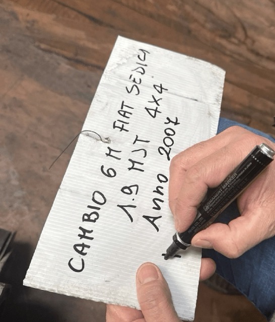 Cambio 6M Fiat Sedici 1.9 MJT 4×4 Anno 2007 Codice Motore D19AA 88KW