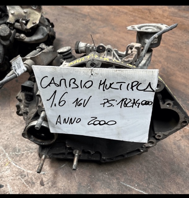 Cambio Fiat Multipla 100 16V SX Anno 2000 Codice Motore 182A4000 76KW
