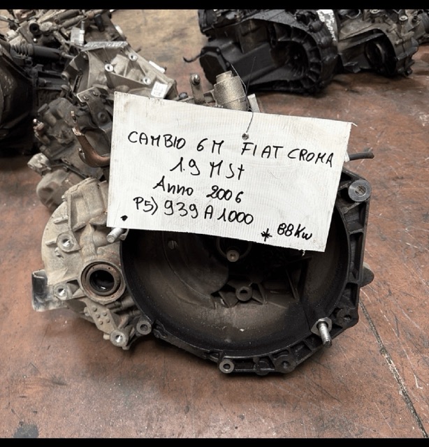 Cambio 6M Fiat Croma 1.9 Mjt SW anno 2006 Codice Motore 939A1000 88KW