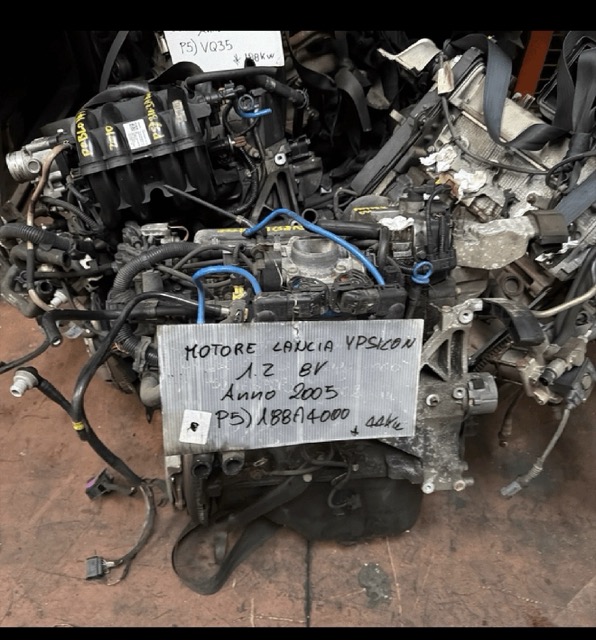 Motore Lancia Ypsilon 1.2 8V Anno 2005 Codice Motore 188A4000 44KW