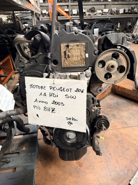 Motore Peugeot 206 1.4 HDi SW Anno 2005 Codice Motore 8HZ 50KW