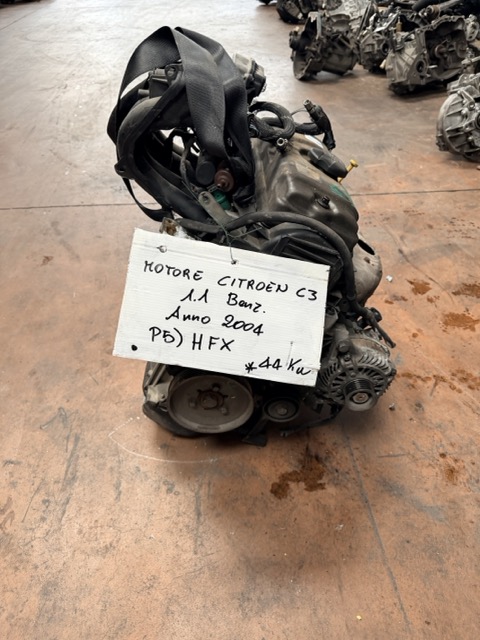 Motore Citroen C3 1.1 Benz. Anno 2004 Codice Motore HFX 44KW