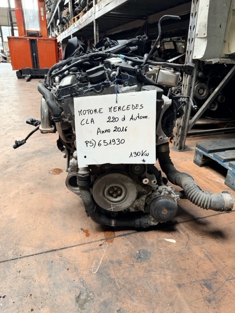 Motore Mercedes CLA 220d Automatica Anno 2016 Codice Motore 651930 130KW