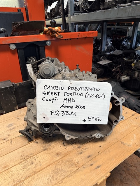 Cambio Automatico Smart ForTwo (A/C 451) Coupè MHD Anno 2009 Codice Motore 3B21 52KW
