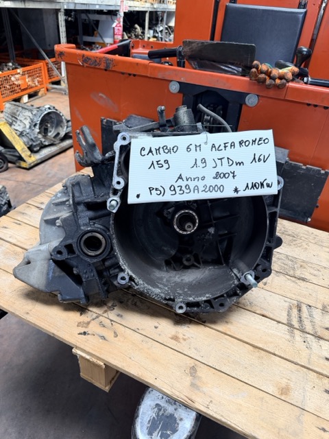 Cambio 6M Alfa Romeo 159 1.9 JTDm 16V Anno 2007 Codice Motore 939A2000 110KW