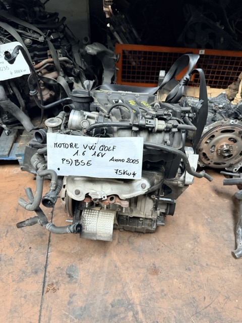Motore Volkswagen Golf 1.6 16V Anno 2005 Codice Motore BSE 75KW