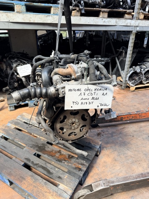 Motore Opel Meriva 1.7 CDTI Automatico Anno 2011 Codice Motore A17DT 74KW