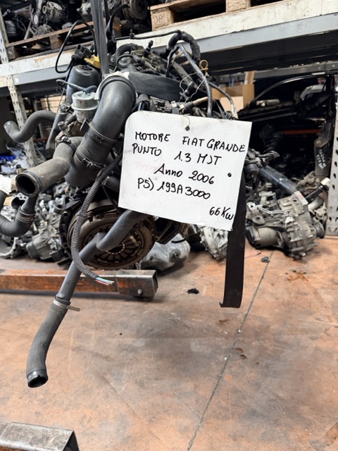 Motore Fiat Grande Punto 1.3 MJT Anno 2006 Codice Motore 199A3000 66KW