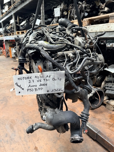 Motore Audi A6 2.7 V6 TDI Qu.Tip. Anno 2006 Codice Motore BPP 132 KW