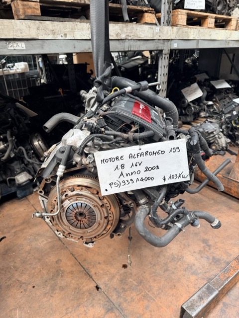 Motore Alfa Romeo 159 1.8 16V Anno 2009 Codice Motore 939A4000 103KW