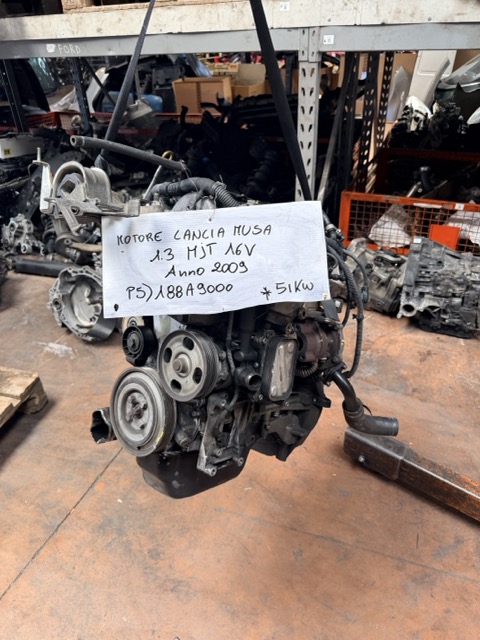 Motore Lancia Musa 1.3 MJT 16V Anno 2009 Codice Motore 188A9000 51KW