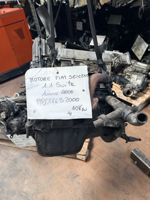 Motore Fiat Seicento 1.1 Suite Anno 2000 Codice Motore 176B2000 40KW
