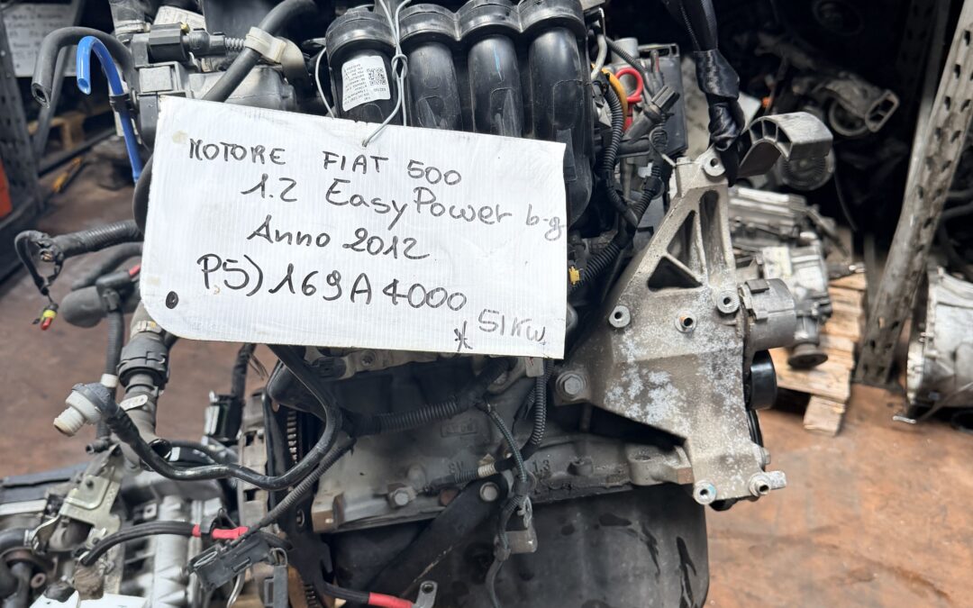 Motore Fiat 500 1.2 EasyPower b-g Anno 2012 Codice Motore 169A4000 51KW