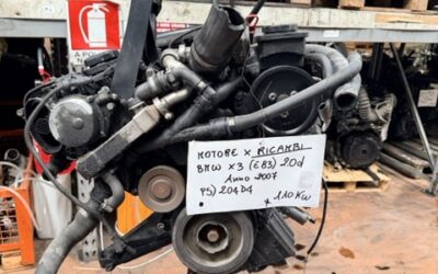Motore per Ricambi Bmw X3 (E83) 2.0d Anno 2007 Codice Motore 204D4 110KW
