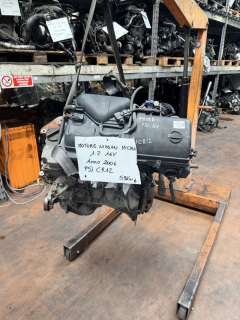 Motore Nissan Micra 1.2 16V Anno 2006 Codice Motore CR12 59KW