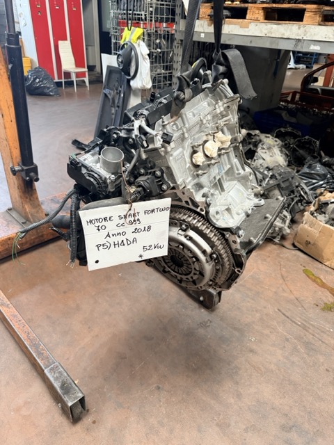 Motore Smart For Two 70 1.0 Anno 2018 Codice Motore H4DA 52KW