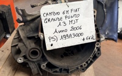 Cambio Fiat Grande Punto 1.3 MJT Anno 2006 Codice Motore 199A3000 66KW