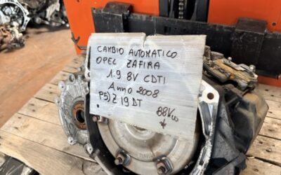 Cambio Automatico Opel Zafira 1.9 8V CDTI Anno 2008 Codice Motore Z19DT 88KW