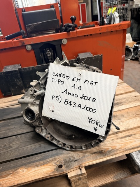 Cambio 6M Fiat Tipo 1.4 Benz. Anno 2018 Codice Motore 843A1000 70KW