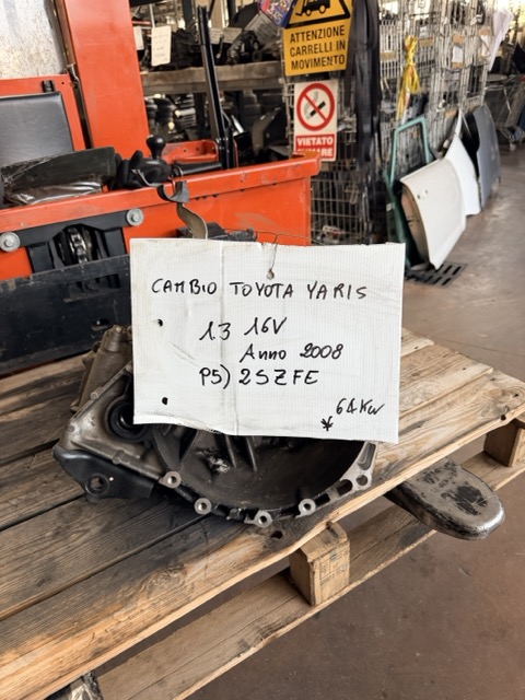 Cambio Toyota Yaris 1.3 16V Anno 2008 Codice Motore 2SZFE 64KW