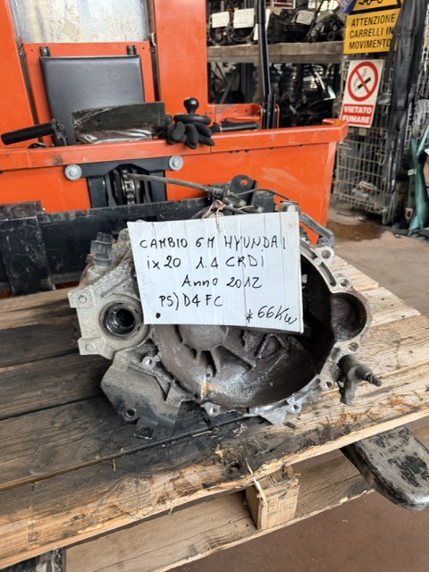 Cambio 6M Hyundai ix20 1.4 CRDI Anno 2012 Codice Motore D4FC 66KW