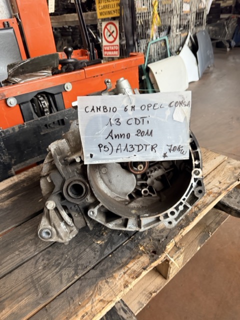 Cambio 6M Opel Corsa 1.3 CDTi Anno 2011 Codice Motore A13DTR 70KW