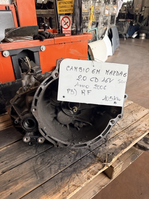 Cambio 6M Mazda 6 2.0 CD 16V SW Anno 2006 Codice Motore RF 105KW