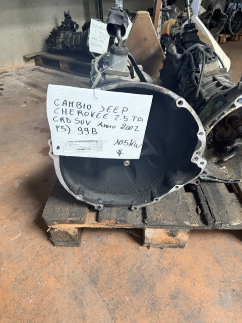 Cambio Jeep Cherokee 2.5 CRD SUV Anno 2002 Codice Motore 99B 105KW